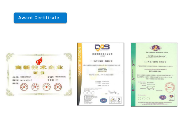 TOPLINK Factory Certificate